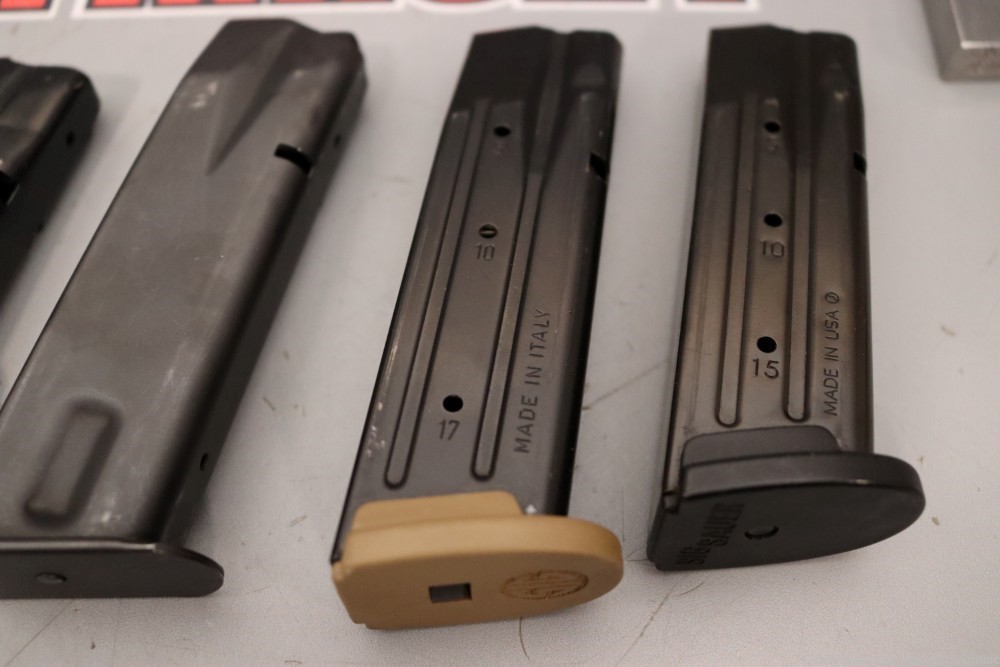 Lot O' Nine (9) Miscellaneous SIG Sauer Pistol Style Magazines-img-4