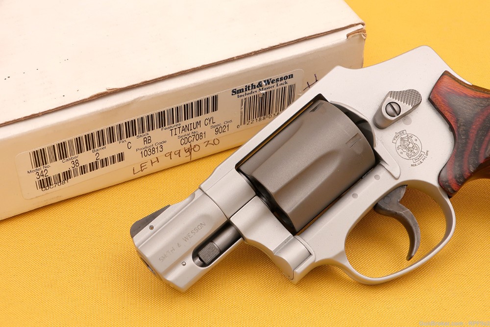 Smith & Wesson 342 AirLite Ti (Pre-Lock)- 38 Spl +P  -img-1