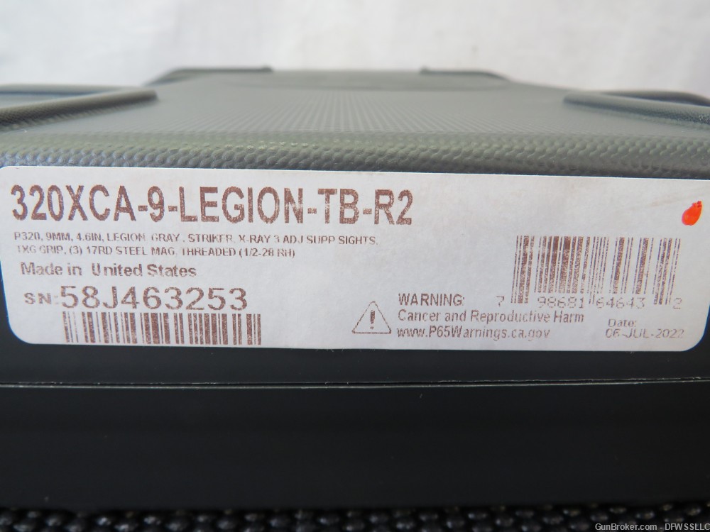 PENNY! SIG P320 XCARRY LEGION 9MM W/ 4.6" BARREL, NIB!-img-8