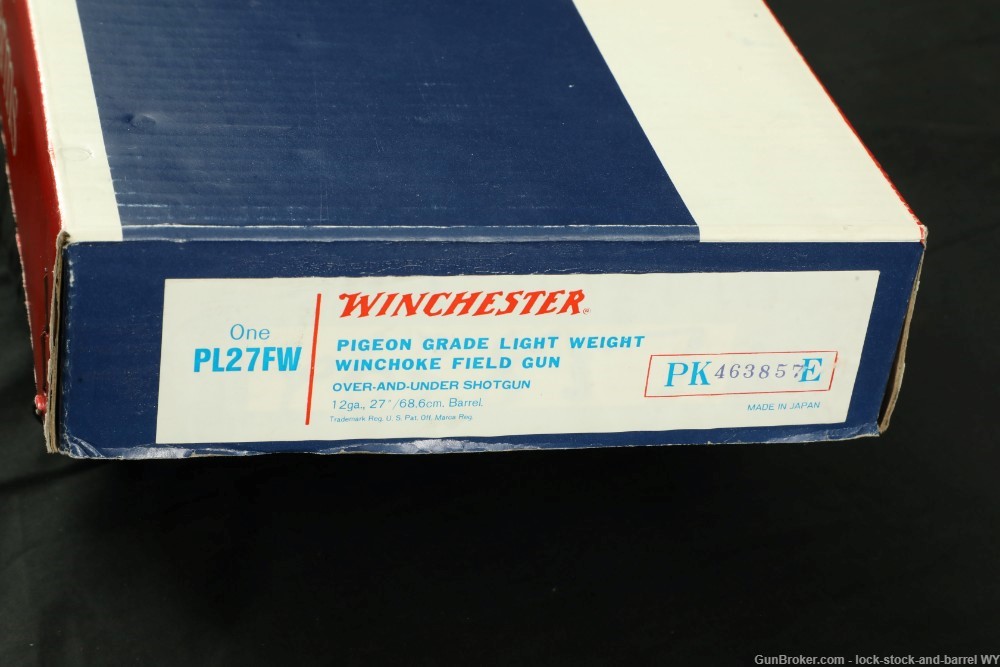 Winchester Model 101 Pigeon Grade Lightweight XTR 27" 12 GA Shotgun & Box-img-42