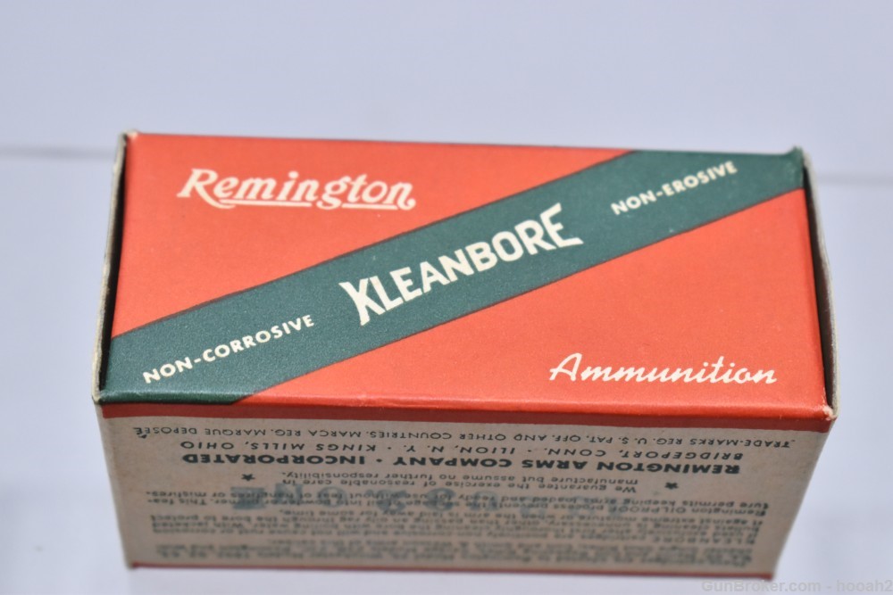 NOS Vintage Box 50 Rds Remington Kleanbore 32 Winchester 32-20 100 G Lead-img-3