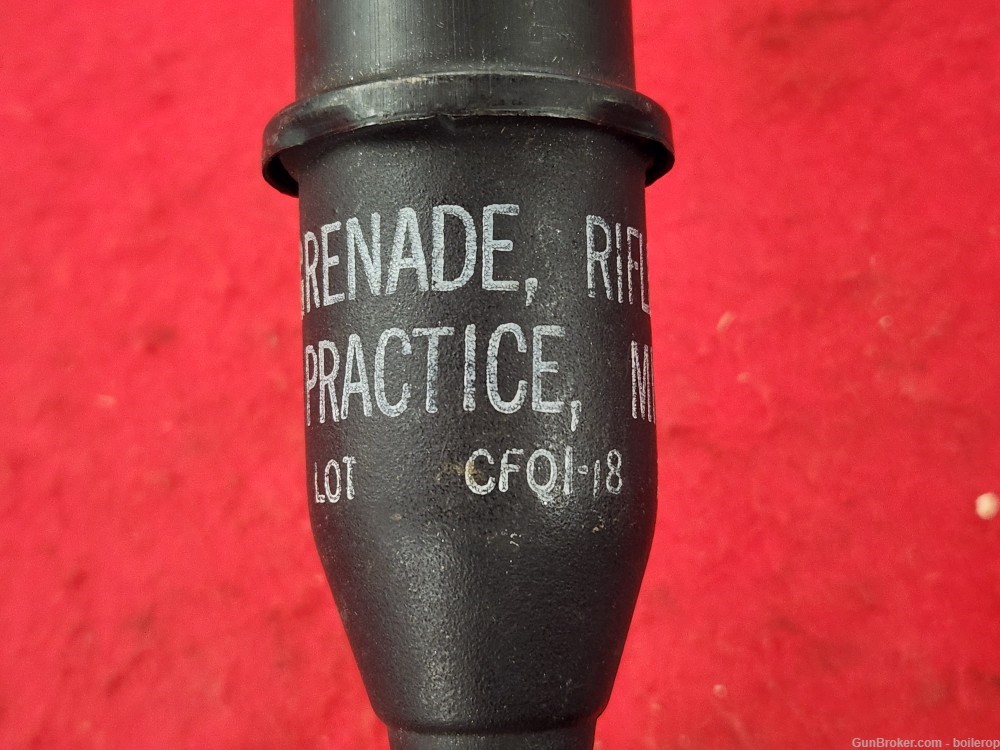USGI Inert M11A4 Practice Rifle grenade, great shape, M1 Garand Carbine-img-3