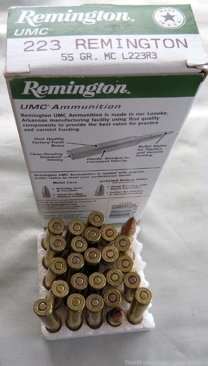 FREE Shipping - Mixed Ammo - 223 - (45) Rds. - 55gr - FMJ -img-1