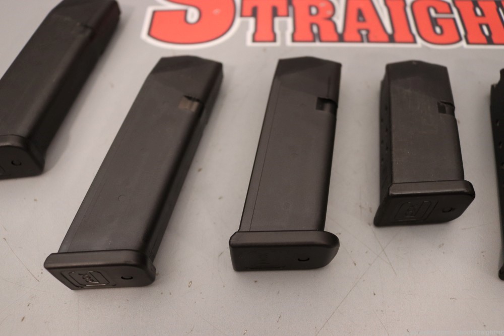 Lot O' Nine (9) Miscellaneous Glock Pistol Style Magazines-img-4