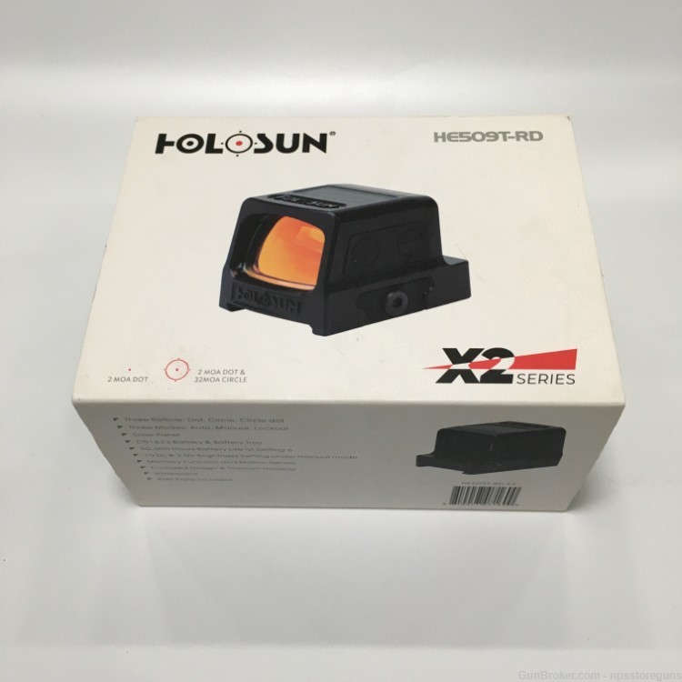 Holosun HE509T-RD X2 Series Red Dot Circle Dot Handgun Reflex Sight-img-3