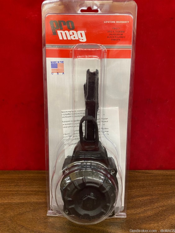 Pro-Mag FNH 5.7 USG 5.7x28 55rd Drum Magazine Mag Clip DRM-A76-img-0