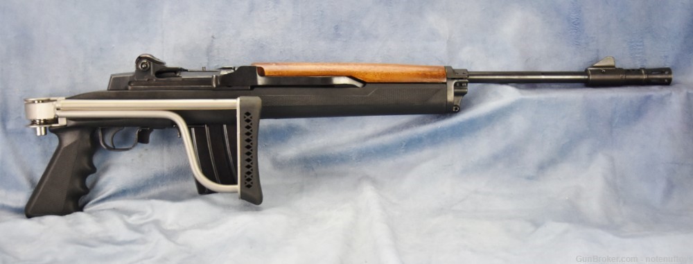 Ruger Mini 14 Rifle .223 18" barrel made 1978 Side Folding stock A Team-img-8