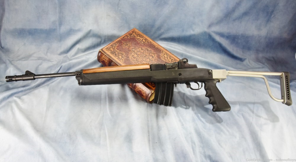 Ruger Mini 14 Rifle .223 18" barrel made 1978 Side Folding stock A Team-img-13
