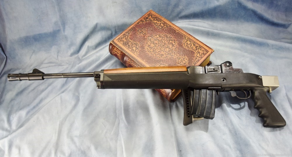 Ruger Mini 14 Rifle .223 18" barrel made 1978 Side Folding stock A Team-img-1