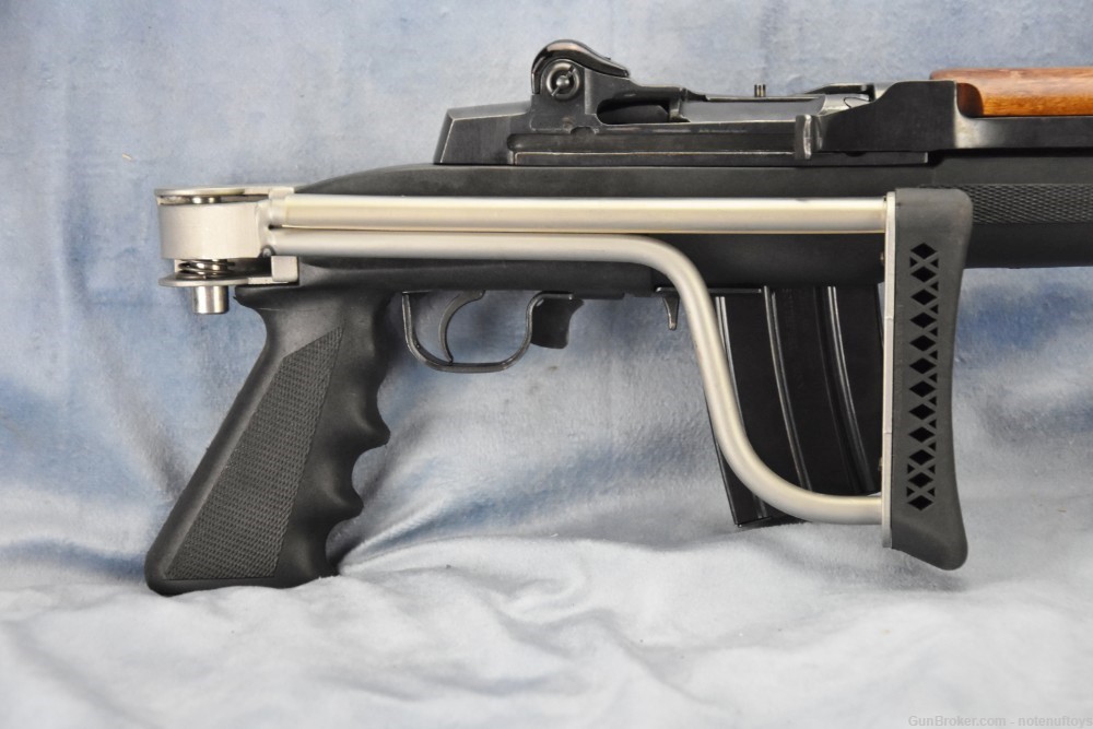 Ruger Mini 14 Rifle .223 18" barrel made 1978 Side Folding stock A Team-img-10