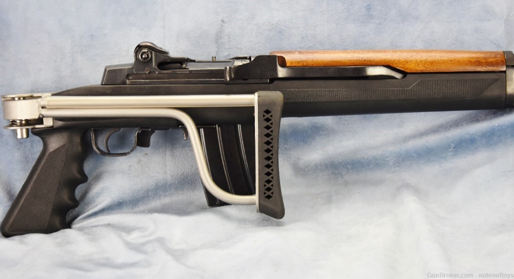 Ruger Mini 14 Rifle .223 18" barrel made 1978 Side Folding stock A Team-img-9