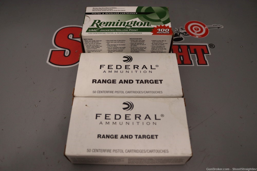 Lot O' 190rds Miscellaneous 9mm Ammo - Federal FMJ & Remington JHP --img-1