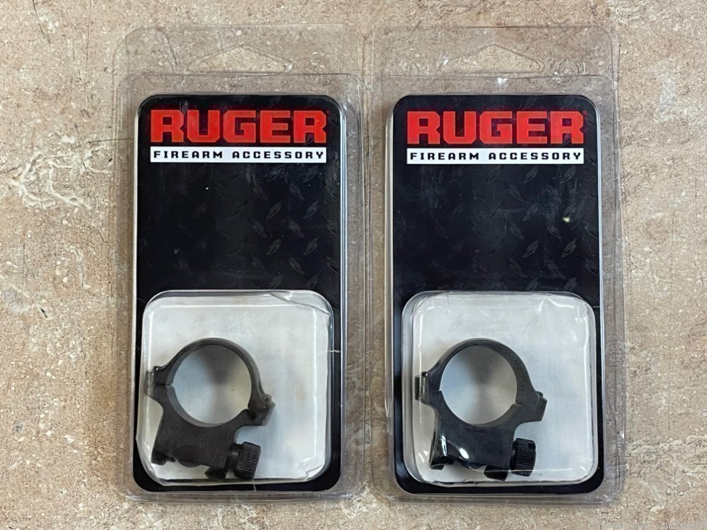 RUGER MODEL 77 HAWKEYE RIFLE SCOPE RINGS 1" SET OF 2-img-0