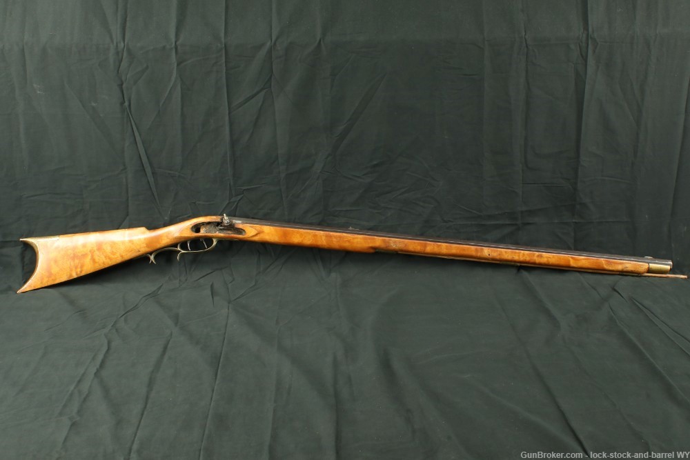 I. Cliffinger Kentucky Black Powder Percussion Rifle In .40 Cal, Antique-img-2