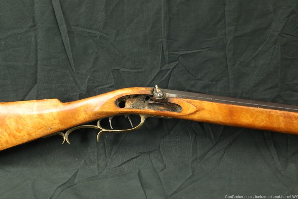 I. Cliffinger Kentucky Black Powder Percussion Rifle In .40 Cal, Antique-img-4