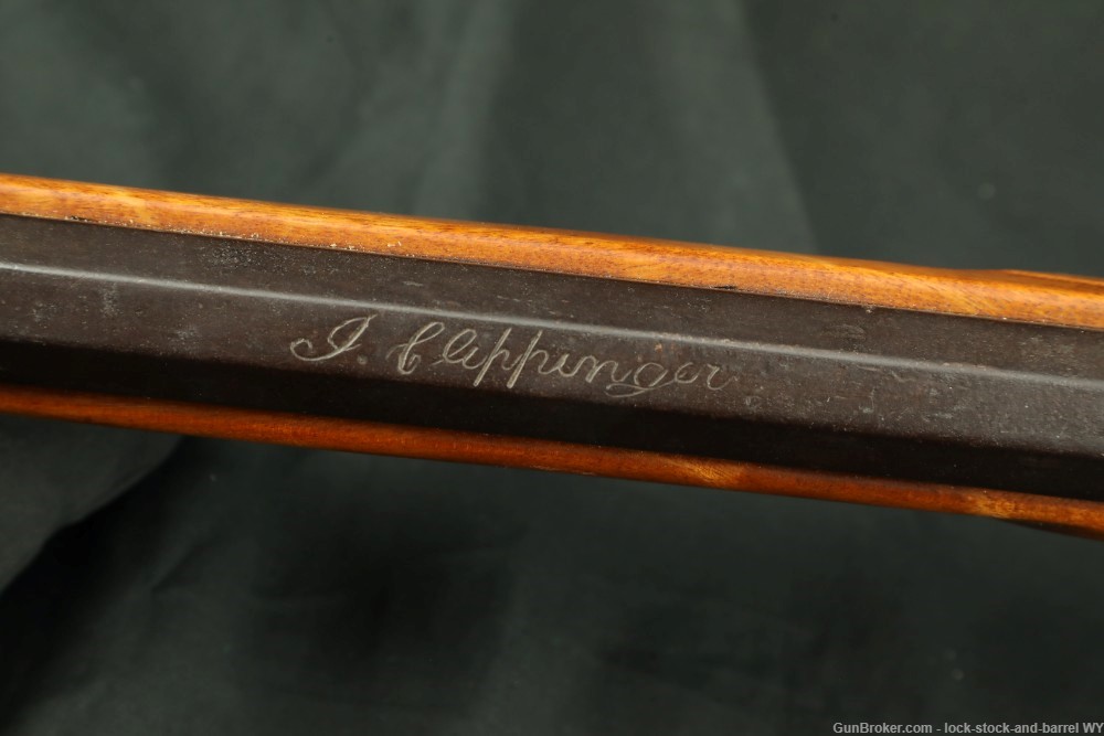 I. Cliffinger Kentucky Black Powder Percussion Rifle In .40 Cal, Antique-img-26