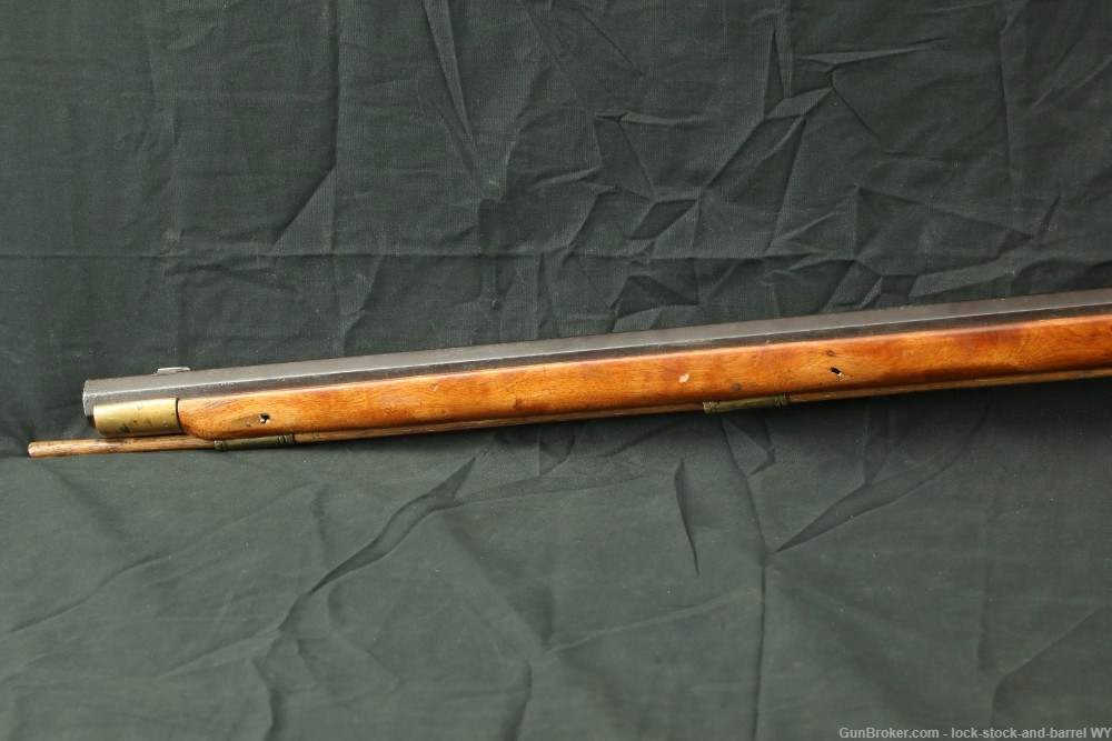 I. Cliffinger Kentucky Black Powder Percussion Rifle In .40 Cal, Antique-img-9
