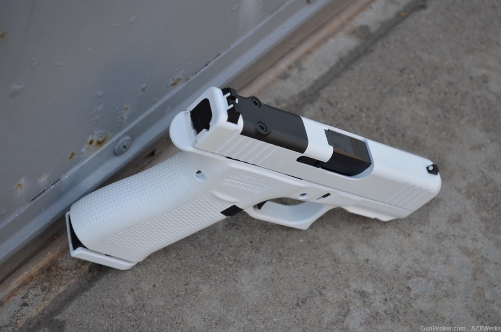 Glock 43X MOS 9mm Optic ready X-Werks Stormtrooper White -img-2