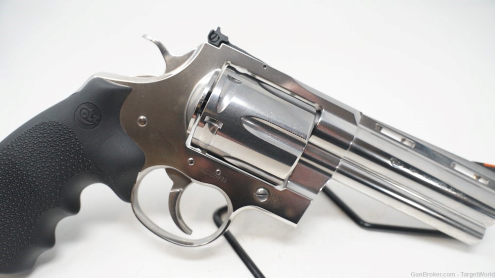 COLT ANACONDA .44 MAGNUM 4.25" SEMI BRIGHT STAINLESS (COANACONDASP4RTS)-img-5