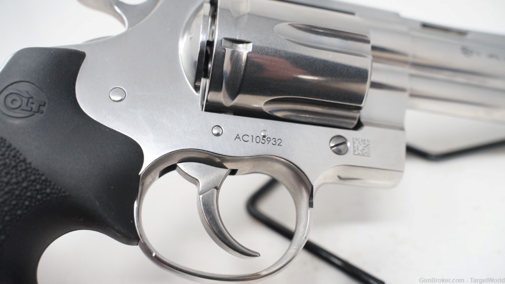 COLT ANACONDA .44 MAGNUM 4.25" SEMI BRIGHT STAINLESS (COANACONDASP4RTS)-img-9