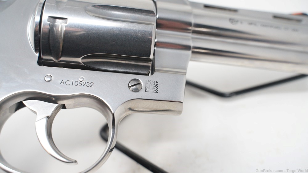 COLT ANACONDA .44 MAGNUM 4.25" SEMI BRIGHT STAINLESS (COANACONDASP4RTS)-img-10