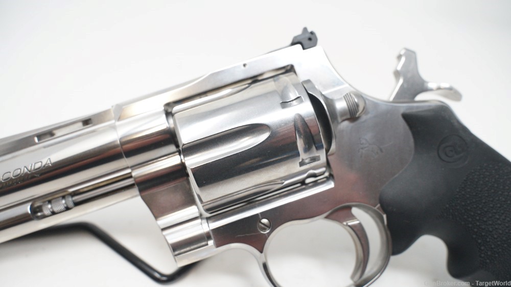 COLT ANACONDA .44 MAGNUM 4.25" SEMI BRIGHT STAINLESS (COANACONDASP4RTS)-img-15