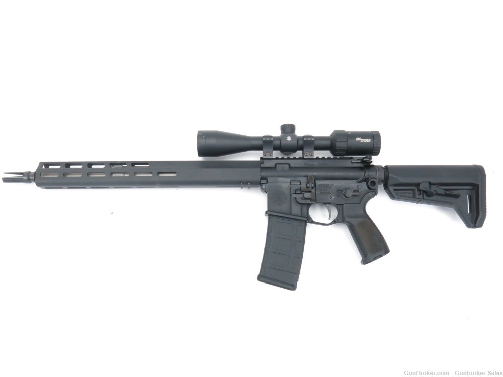 Sig Sauer M400 Tread 16" 5.56 Semi-Automatic Rifle w/ Scope & Magazine-img-0