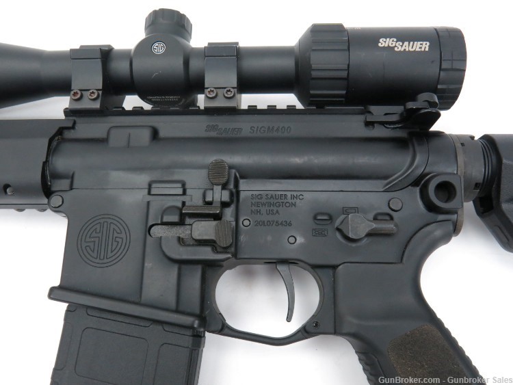 Sig Sauer M400 Tread 16" 5.56 Semi-Automatic Rifle w/ Scope & Magazine-img-5