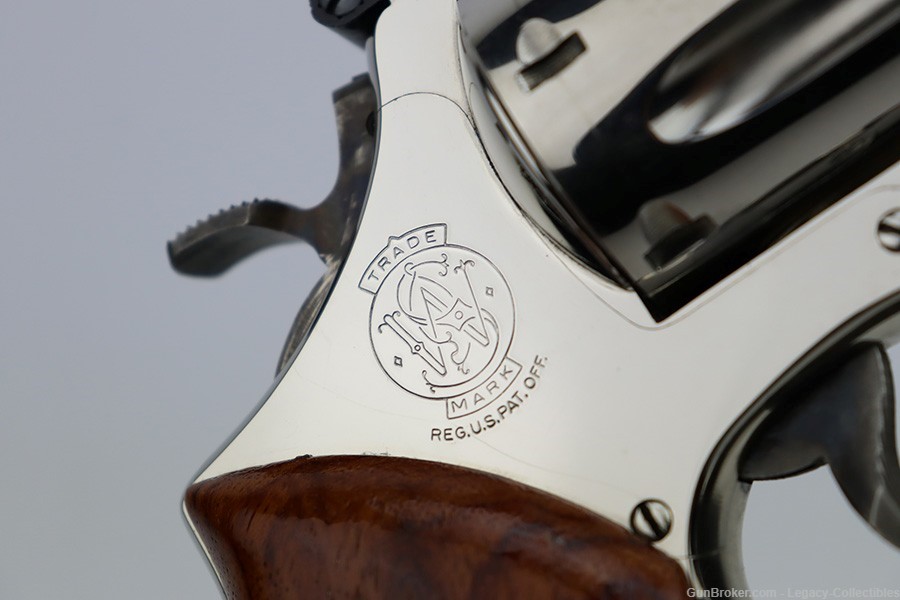 Nickeled Smith & Wesson Model 27-2 Revolver - .357 Magnum-img-8