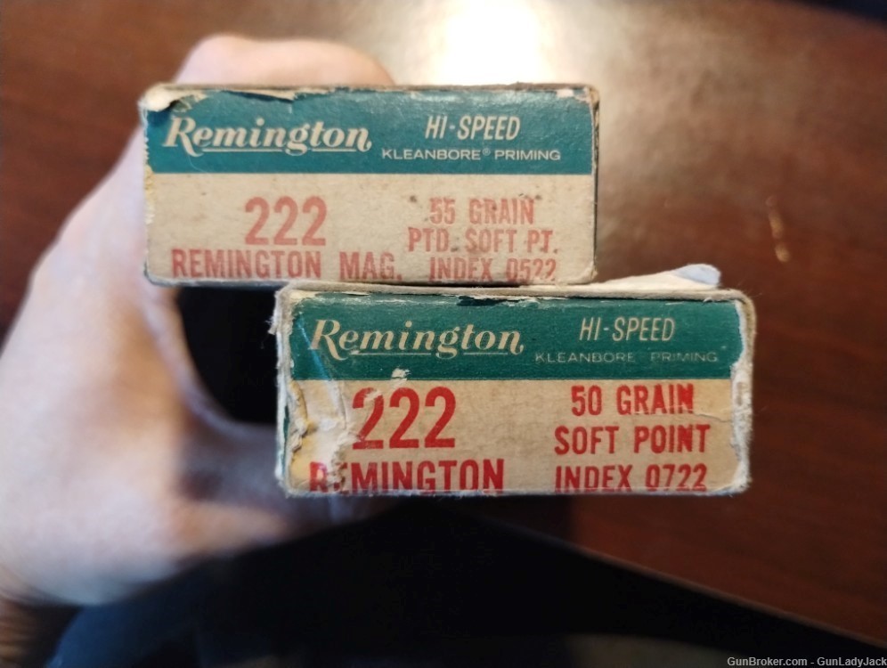Remington-DuPont-Kleanbore .222 Rem Mag Vintage. FREE SHIPPING!-img-2