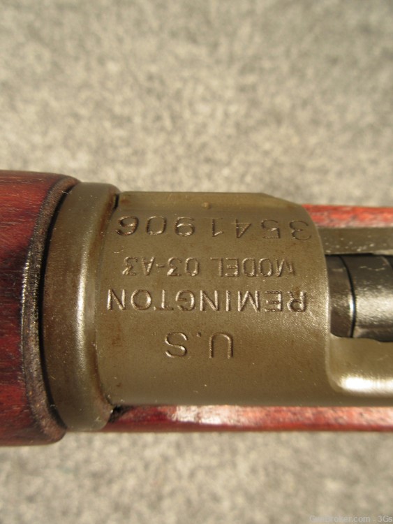 US WWII 1943 Remington 1903A3 .30-06 RA 4-43 BBL TE-1 MW.50 HS GO BOX  C&R-img-66