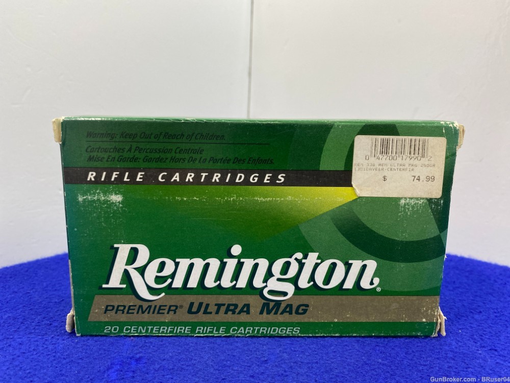 Remington Premier .338 Rem Ultra Mag 20Rd *VERY DESIRABLE AMMO*-img-3