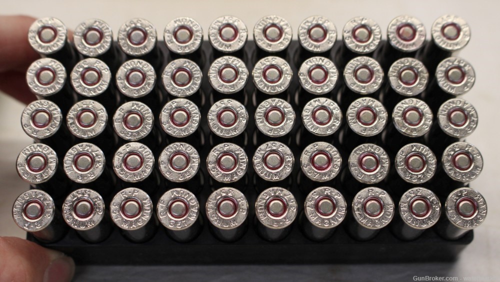 Lot (700) rounds REMINGTON .357 Magnum 110gr. HOLLOW POINT New Old Stock-img-3