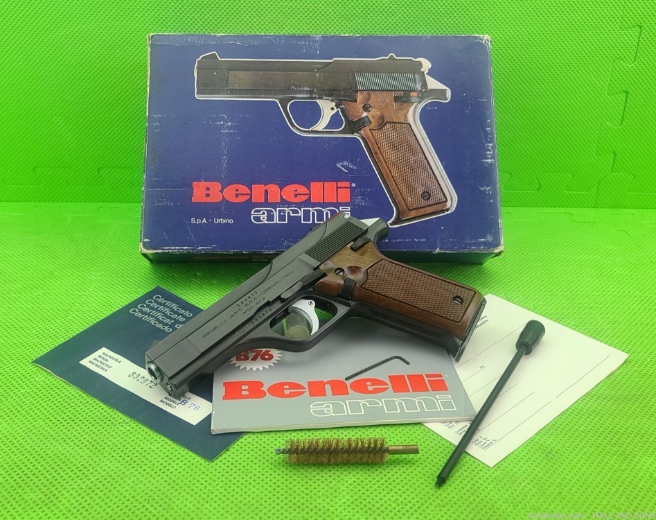 RARE BENELLI * B-76 * 9mm BORN 1980 IN ORIGINAL BOX B76 MADE IN ITALY-img-35