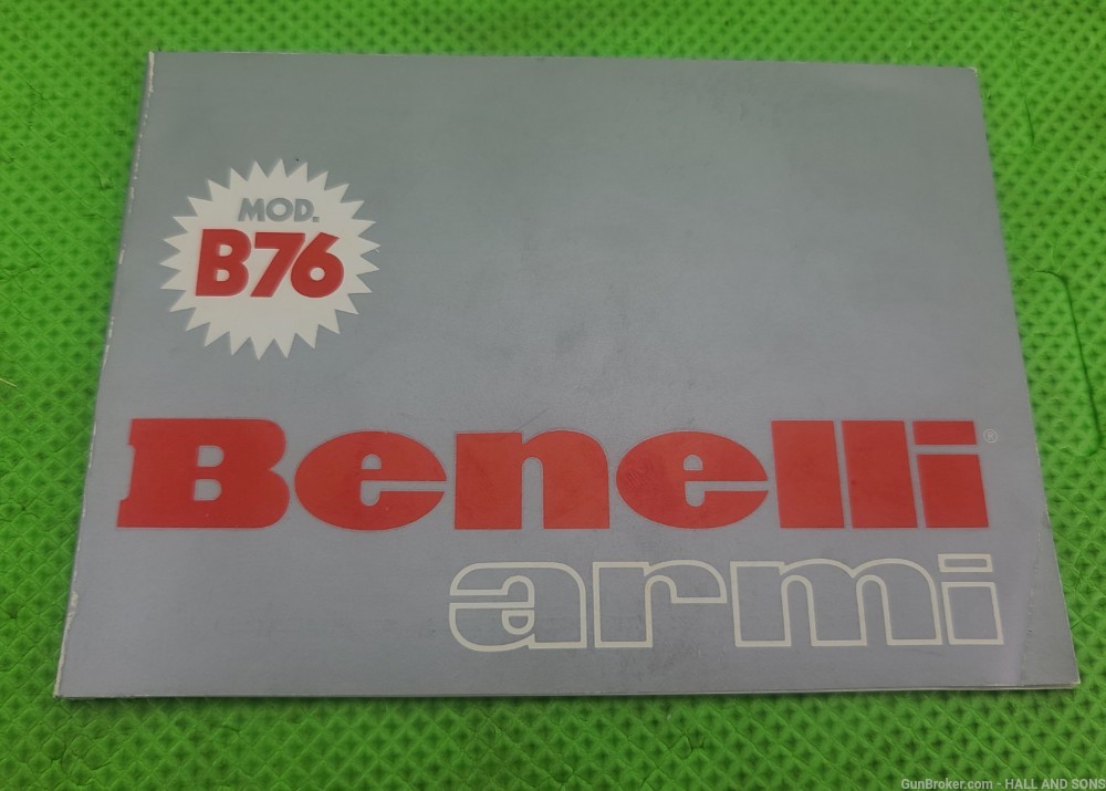 RARE BENELLI * B-76 * 9mm BORN 1980 IN ORIGINAL BOX B76 MADE IN ITALY-img-7