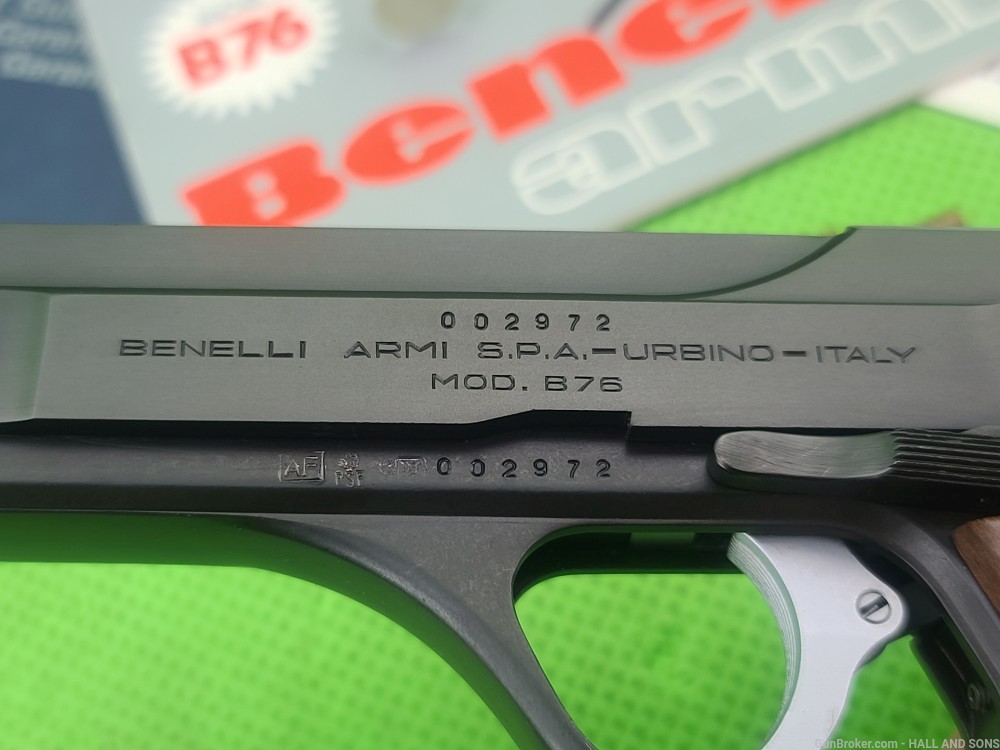 RARE BENELLI * B-76 * 9mm BORN 1980 IN ORIGINAL BOX B76 MADE IN ITALY-img-30