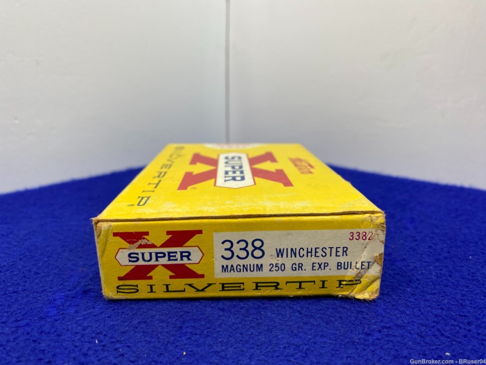 Vintage Winchester-Western Super-X .338 Win Mag 20Rd *COLLECTIBLE AMMO*-img-5