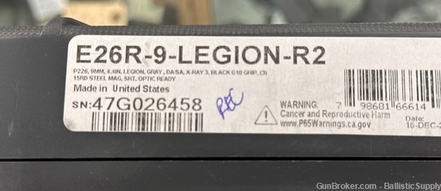 Sig Sauer P226 Legion 9mm E26R-9-LEGION-R2-img-1