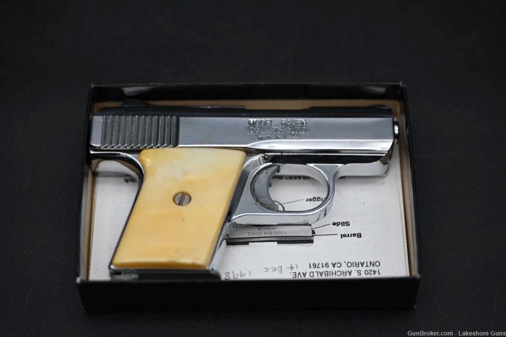 Phoenix Arms Raven Model 25 25acp with box pistol-img-0