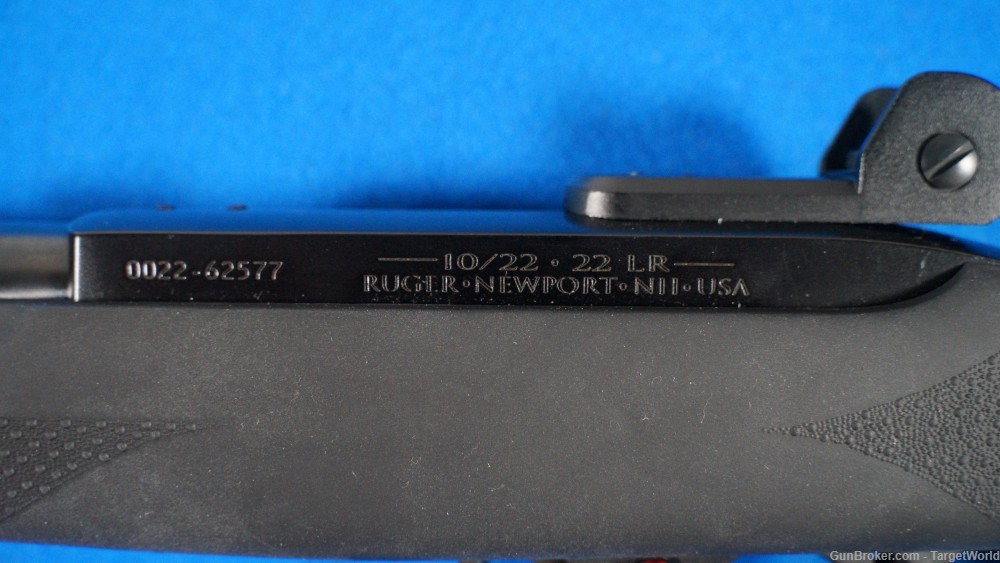 RUGER 10/22 STANDARD CARBINE .22LR BLACK HOGUE STOCK (19737)-img-21