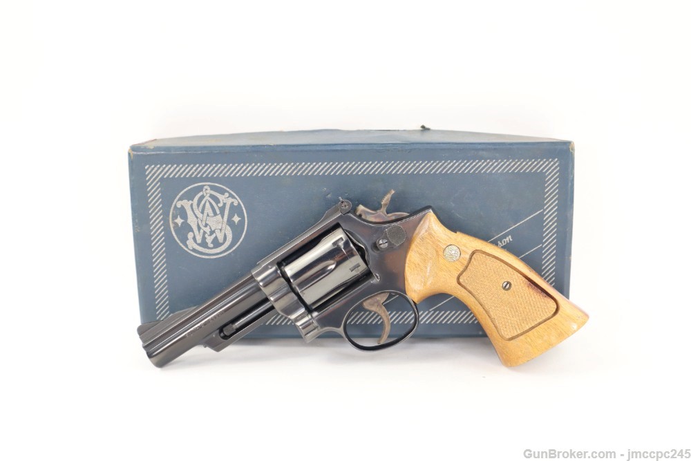 Rare Nice Smith & Wesson 19-3 .357 Magnum Revolver W/ Box W/ 4" Barrel S&W-img-0