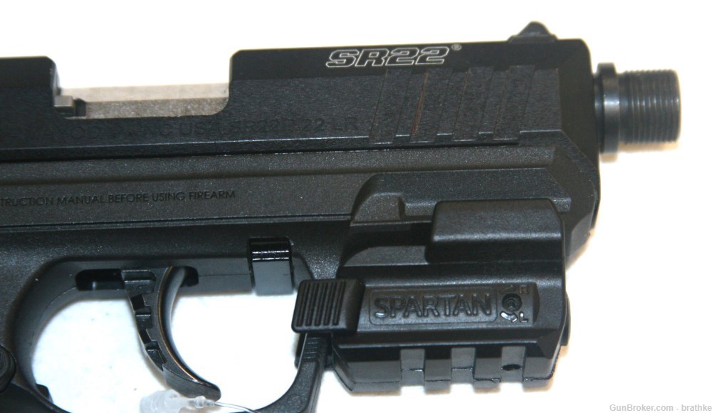 Ruger SR22 - With Laser & Threaded Barrel-img-3