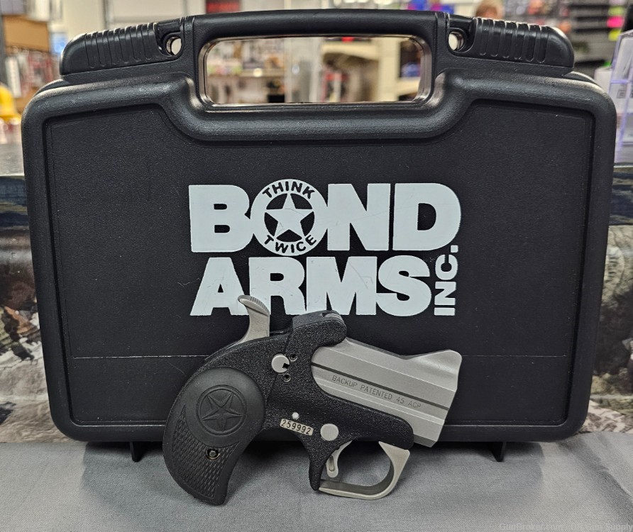 Bond Arms BackUp 45ACP 2.5" 2RD BABU Crossbolt Derringer NO CC FEE!-img-1