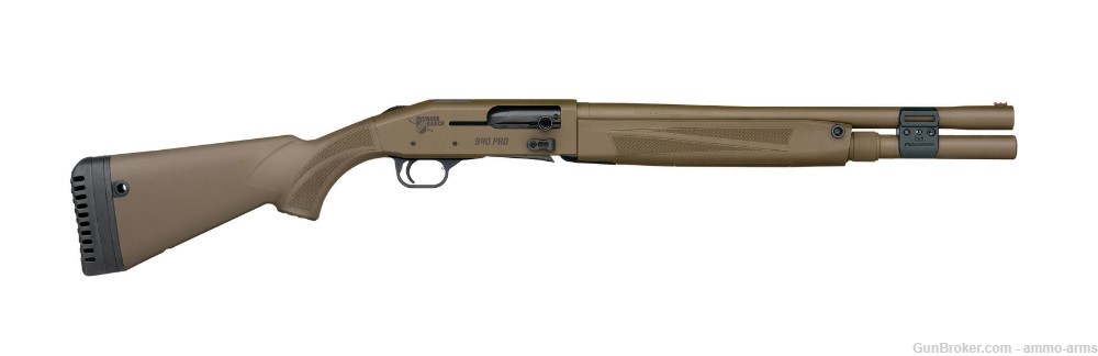 Mossberg 940 Pro Tactical Thunder Ranch 12 GA 18.5 Patriot Brown 85171-img-1