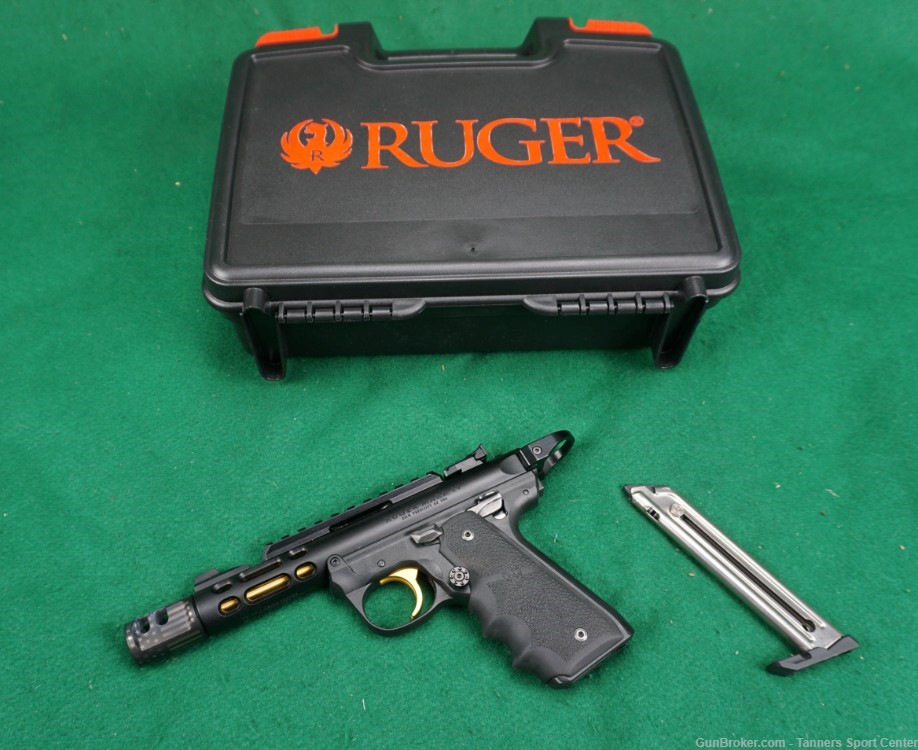 Ruger Mark IV 22/45 Lite 22 22lr 4.4 Threaded Matte Black .01¢ Start-img-0