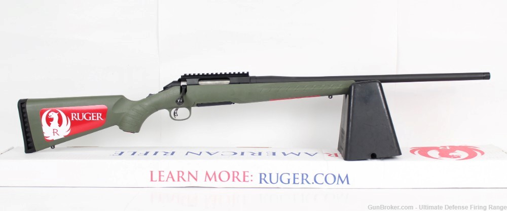 As New Ruger American Predator Bolt Action 22-250 Green 22" 6945-img-0