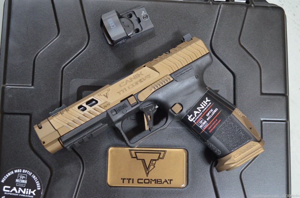 Canik Taran Tactical Inc TTI Combat New 4.6" Comp w/ MeChanic MO3 Optic-img-8