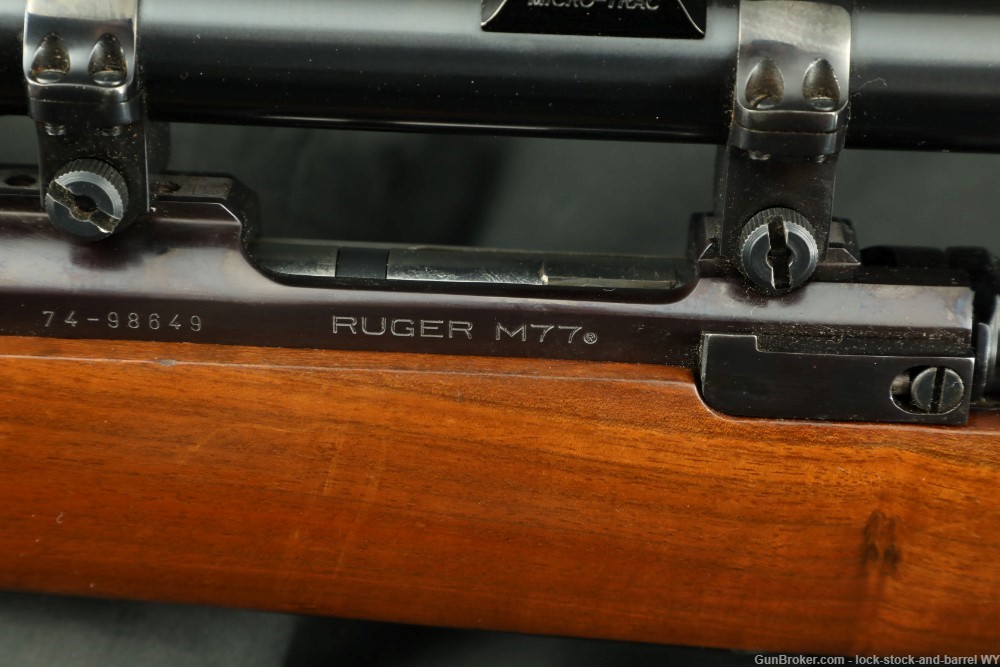 Sturm Ruger M77 .22-250 24” Bolt-Action Hunting Rifle 1981, Weaver Scope-img-37