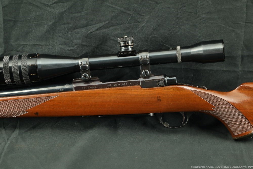 Sturm Ruger M77 .22-250 24” Bolt-Action Hunting Rifle 1981, Weaver Scope-img-11