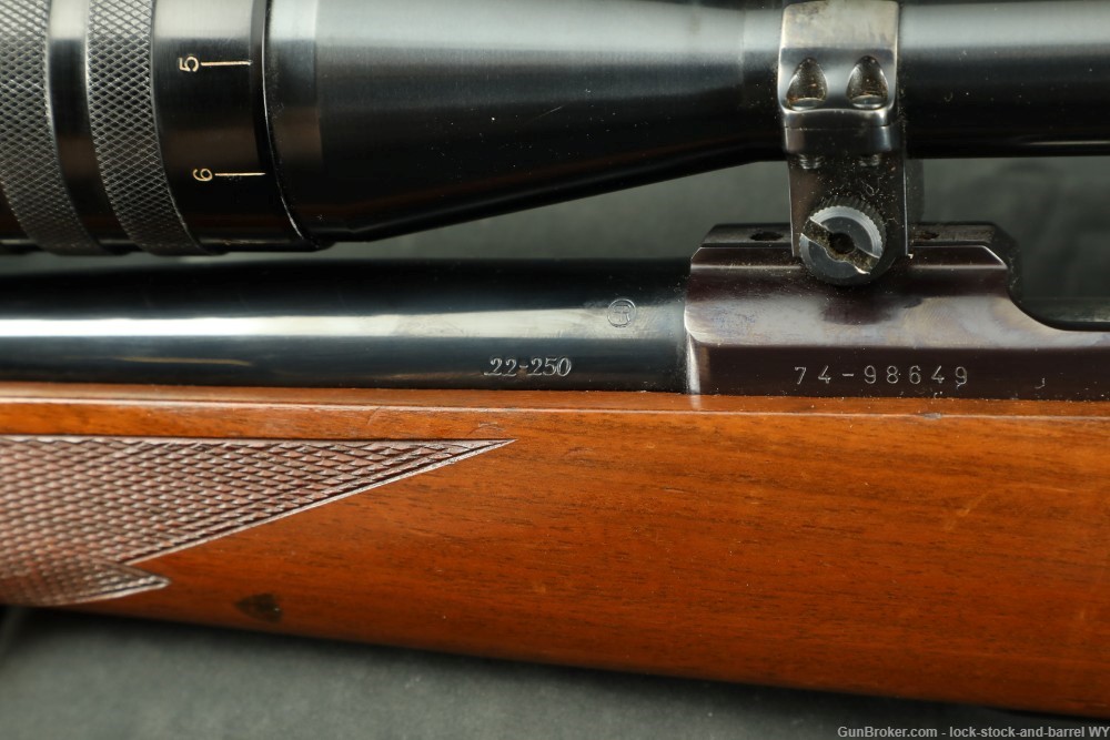 Sturm Ruger M77 .22-250 24” Bolt-Action Hunting Rifle 1981, Weaver Scope-img-34
